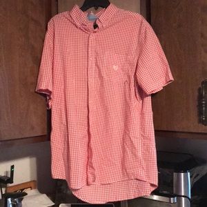 Men’s short sleeve light weight shirt; easy care